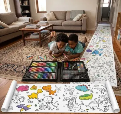 Kit de Dessin et Peinture Ultime – La Mallette de l’Artiste en Herbe (150 Pièces)
